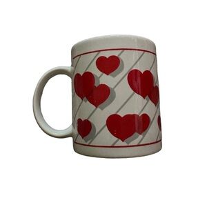 Valentine’s Day hearts coffee mug 4” length